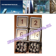 Thyssen Botones Ascensor Elevador Piezas de recambio Thyssenkrupp Acero Inoxidable Push Push Button Brand new